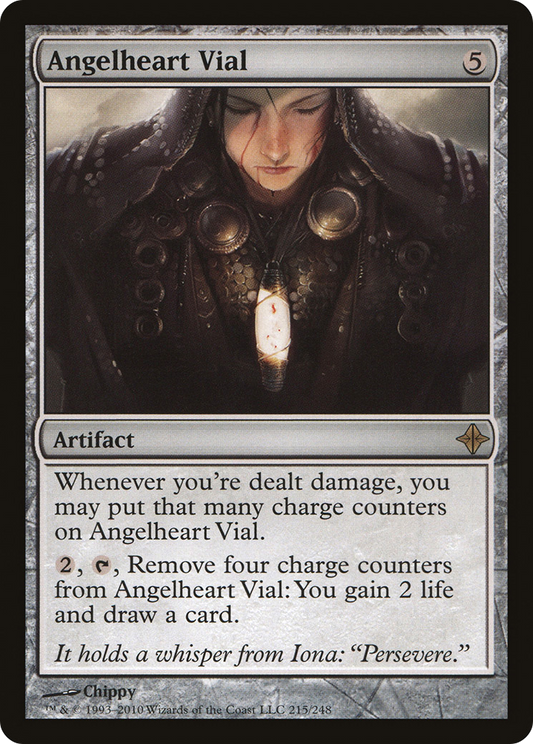 Angelheart Vial (215) Foil - Rise of the Eldrazi