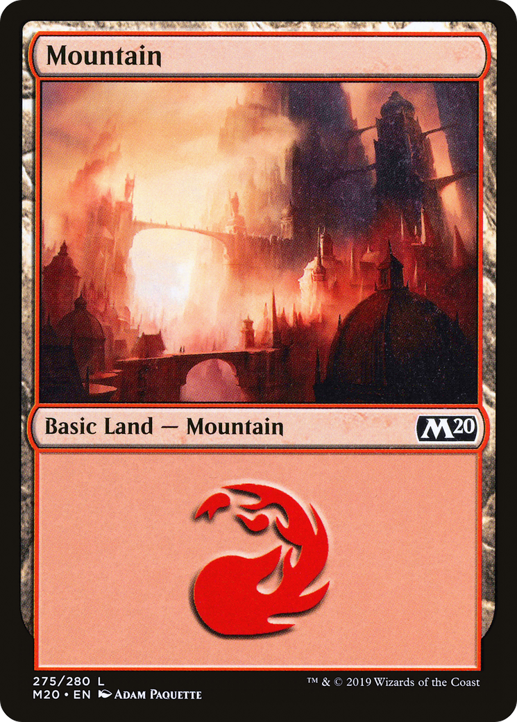 Mountain (275) Foil - Core Set 2020