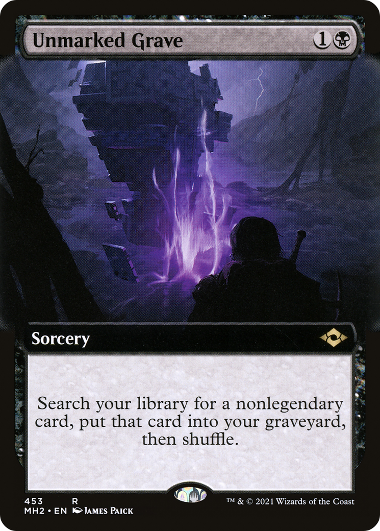 Unmarked Grave (Extended Art) [Modern Horizons 2] Foil