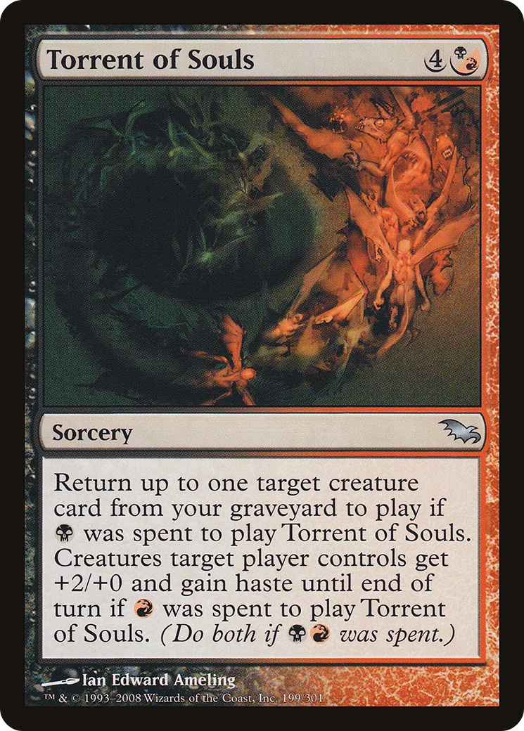 Torrent of Souls (199) Foil - Shadowmoor