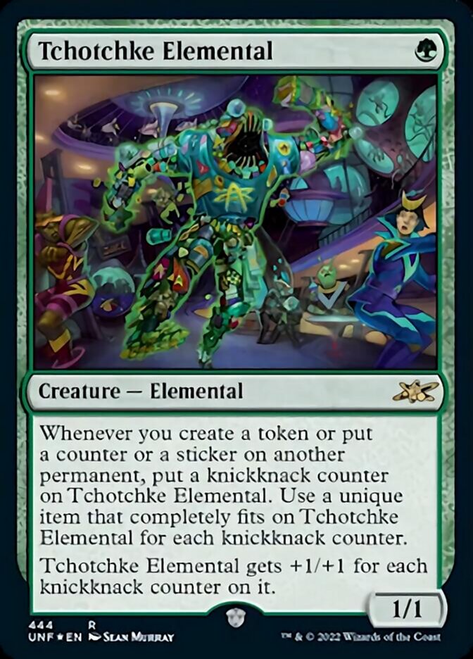 Tchotchke Elemental (Galaxy Foil) [Unfinity] | Silver Goblin