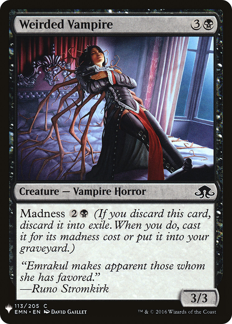 Weirded Vampire (EMN-113) - The List