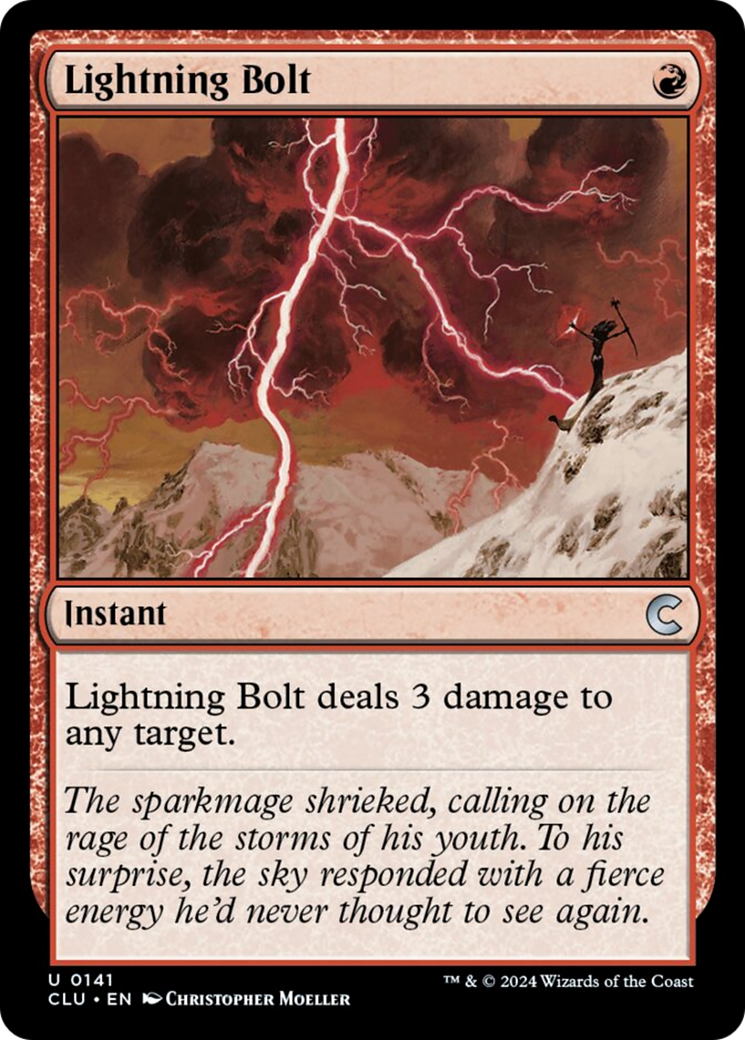 Lightning Bolt [Ravnica: Clue Edition] | Silver Goblin