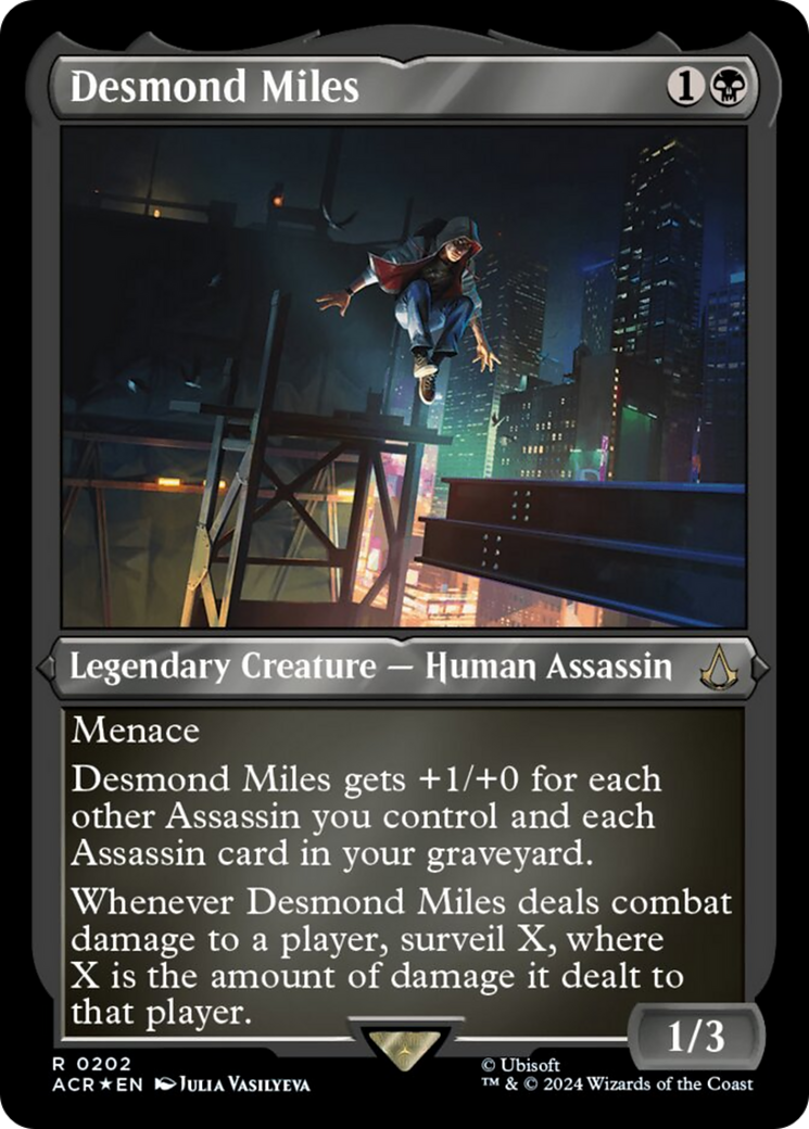 Desmond Miles (Foil Etched) [Assassin's Creed] | Silver Goblin