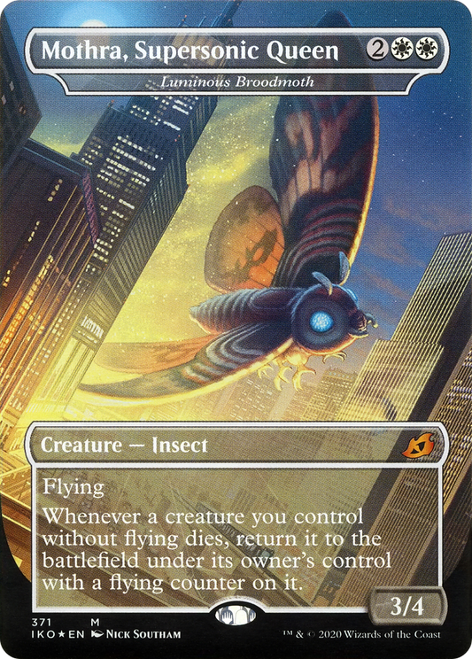 Mothra, Supersonic Queen – Luminous Broodmoth (371) - Ikoria: Lair of Behemoths