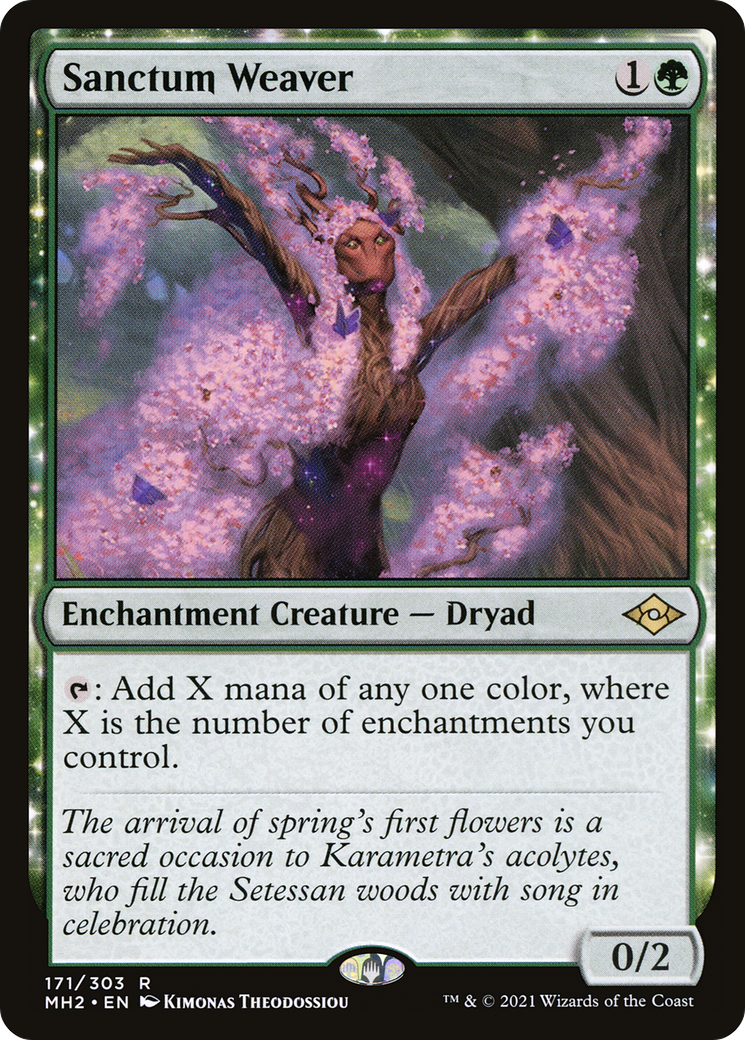 Sanctum Weaver (171) Foil - Modern Horizons 2