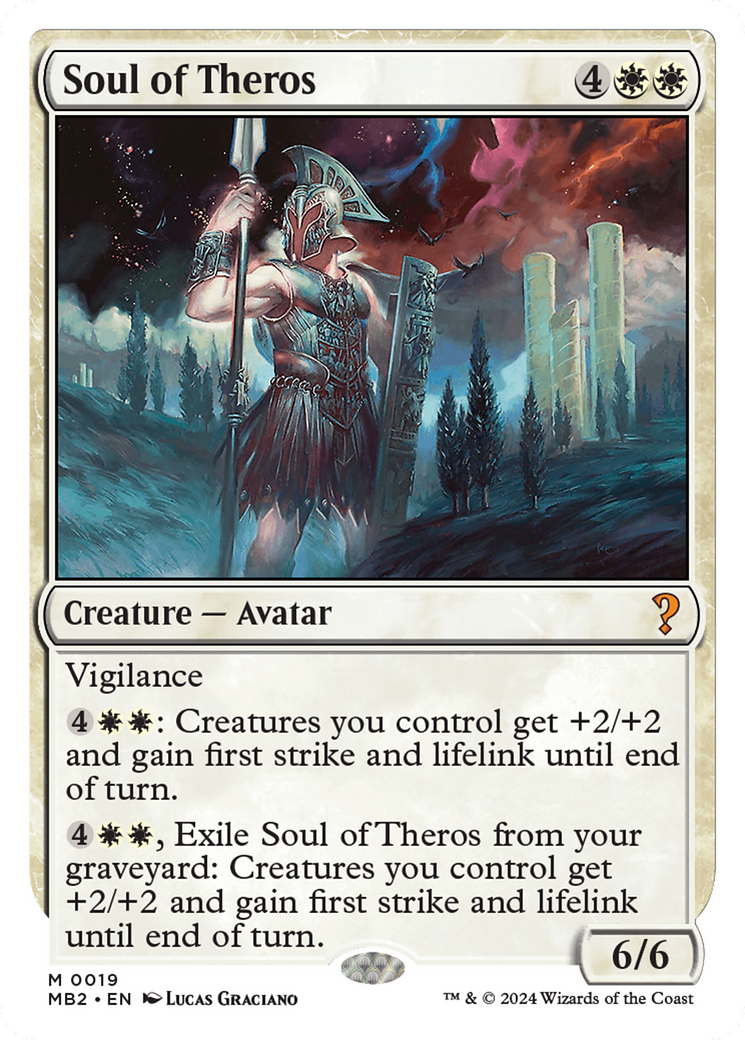 Soul of Theros (White Border) [Mystery Booster 2] | Silver Goblin