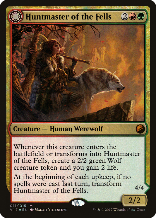 Huntmaster of the Fells // Ravager of the Fells (011) Foil - From the Vault: Transform
