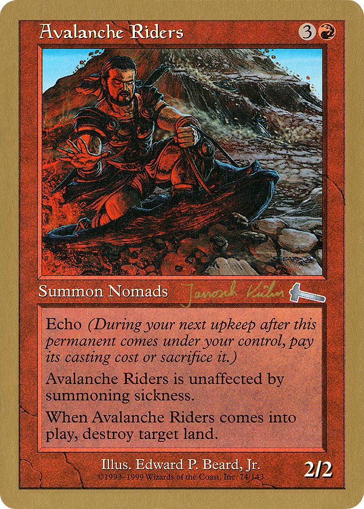 Avalanche Riders (Retro) (jk74) - World Championship Decks 2000