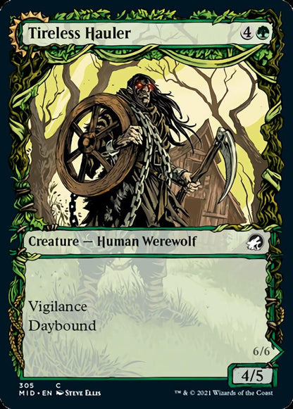 Tireless Hauler (Showcase) (305) Foil - Innistrad: Midnight Hunt