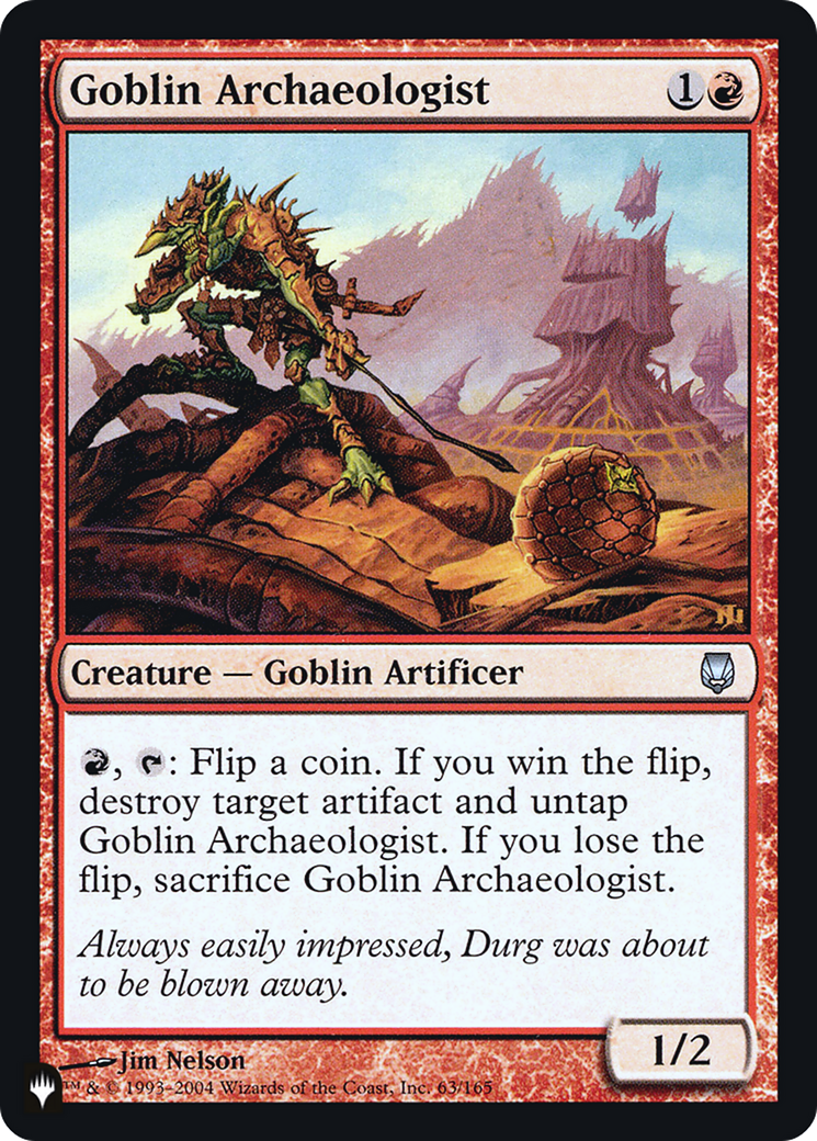 Goblin Archaeologist (DST-63) Foil - The List