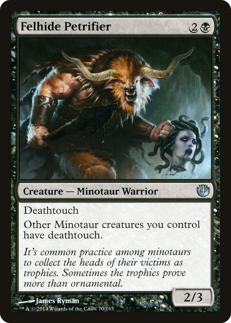 Felhide Petrifier (070) Foil - Journey into Nyx