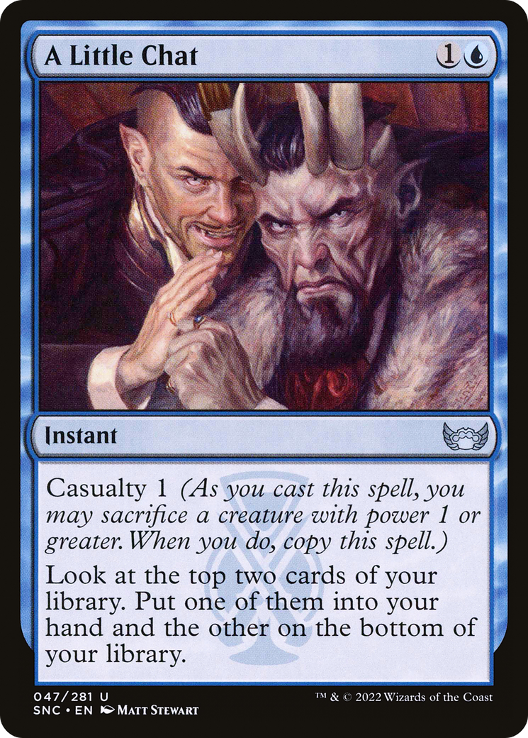 A Little Chat [Streets of New Capenna] Foil
