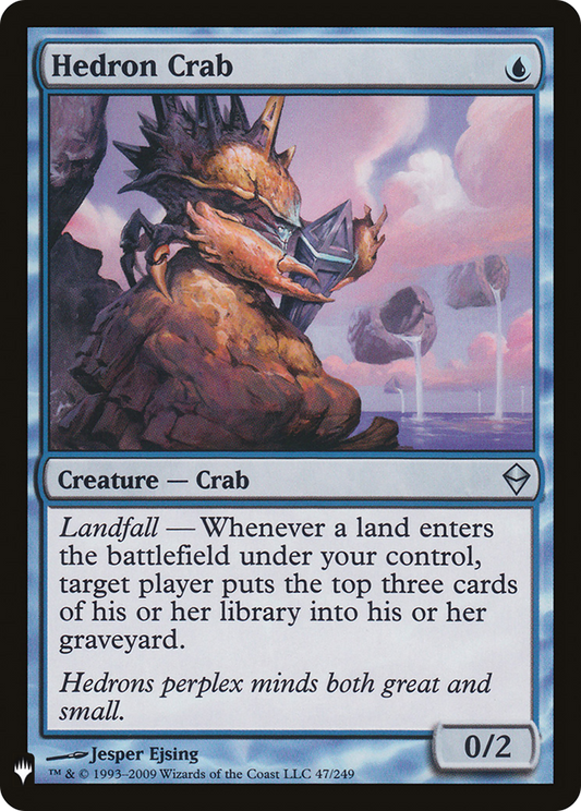 Hedron Crab (ZEN-47) - The List