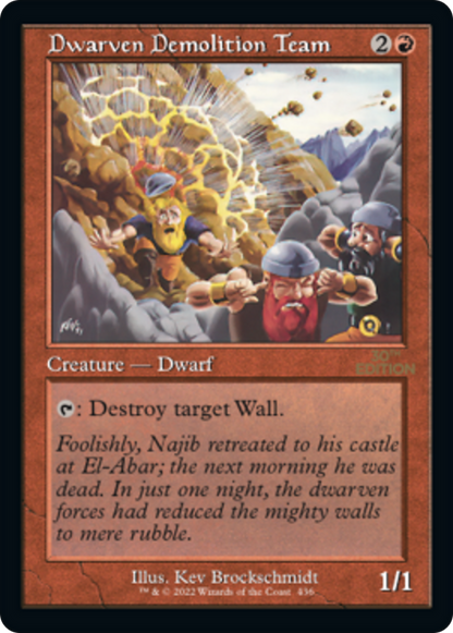 Dwarven Demolition Team (Retro) (436) - 30th Anniversary Edition