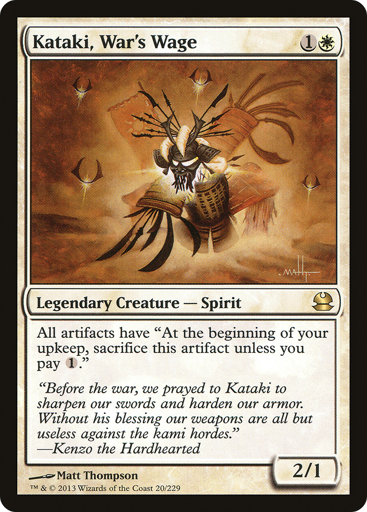 Kataki, War's Wage (020) - Modern Masters
