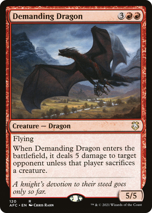 Demanding Dragon [Dungeons & Dragons: Adventures in the Forgotten Realms Commander]