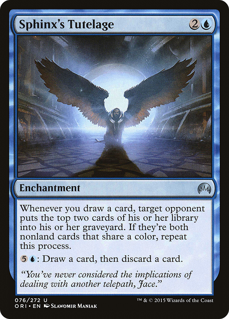 Sphinx's Tutelage (076) Foil - Magic Origins