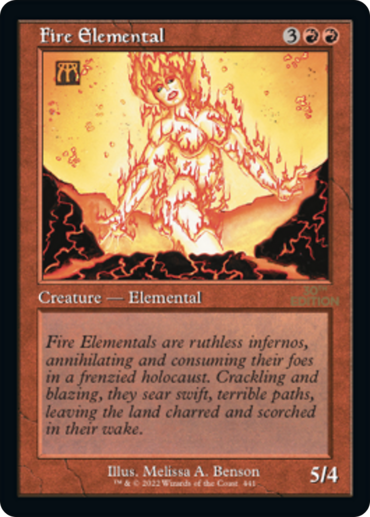 Fire Elemental (Retro) (441) - 30th Anniversary Edition