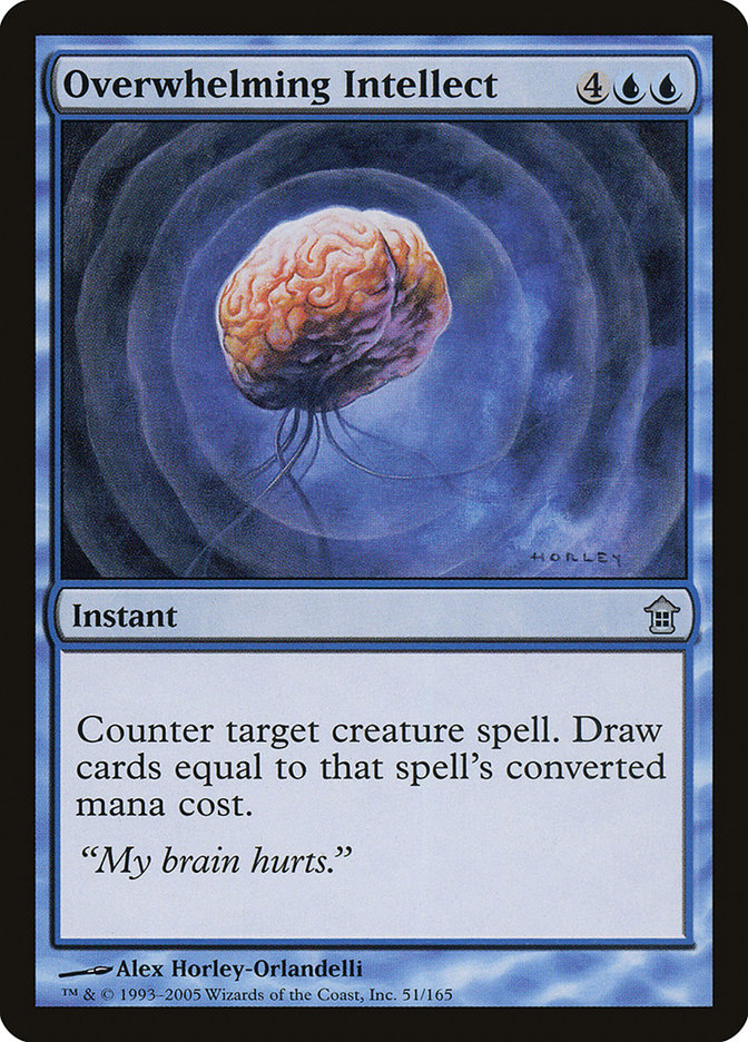 Overwhelming Intellect [Saviors of Kamigawa] | Silver Goblin