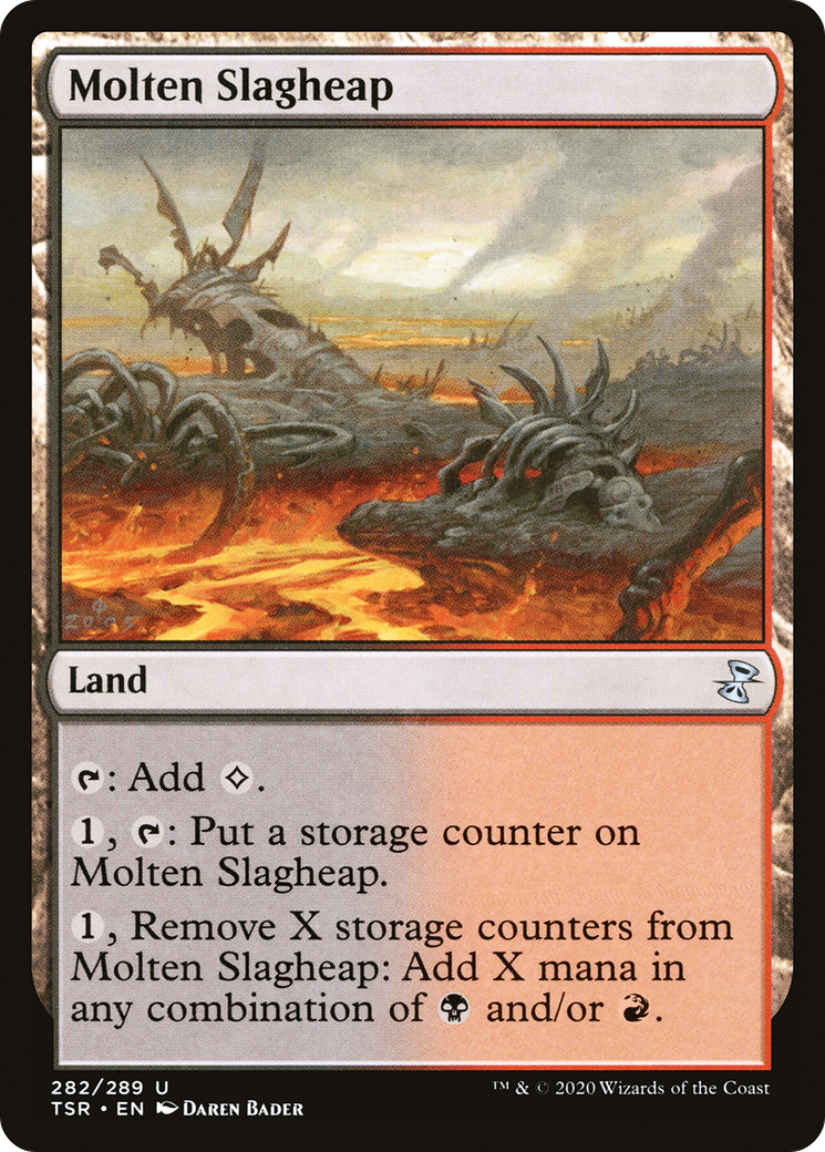 Molten Slagheap (282) Foil - Time Spiral Remastered