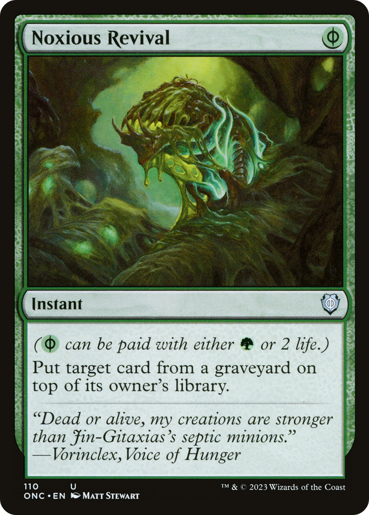 Noxious Revival (110) - Phyrexia: All Will Be One Commander