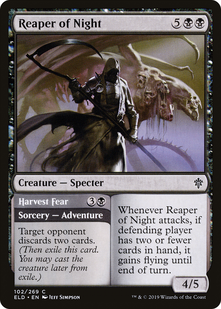 Reaper of Night (102) Foil - Throne of Eldraine