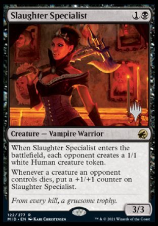 Slaughter Specialist (Promo Pack) [Innistrad: Midnight Hunt Promos] | Silver Goblin