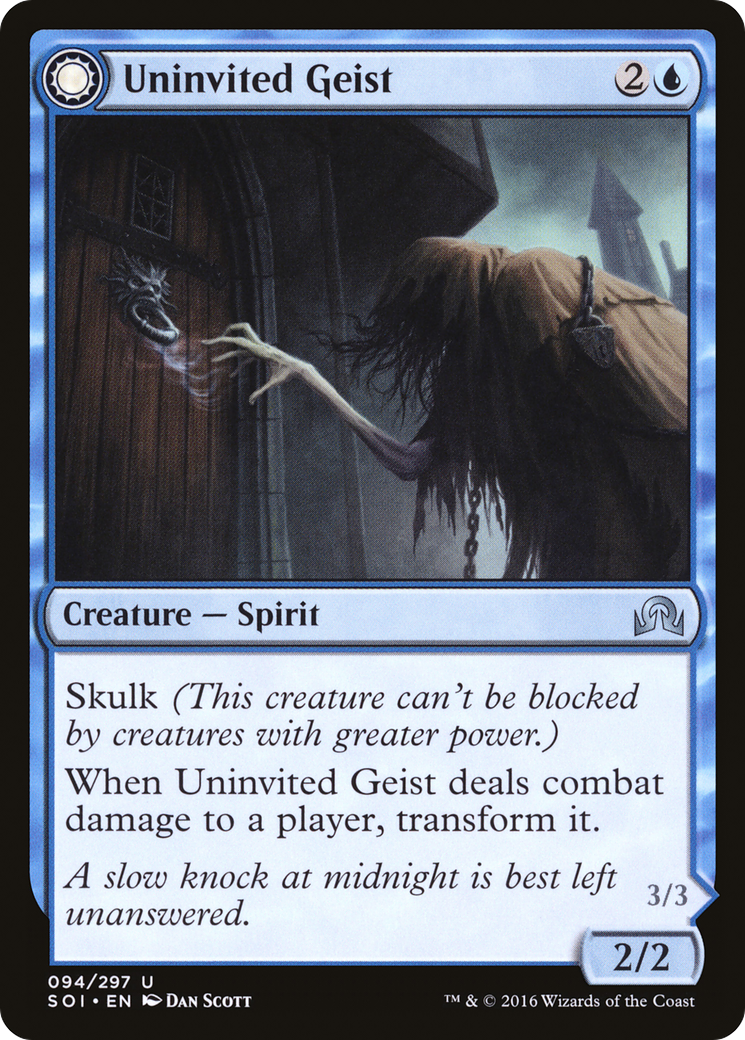 Uninvited Geist (094) - Shadows over Innistrad