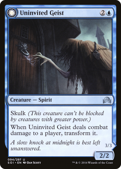 Uninvited Geist (094) - Shadows over Innistrad