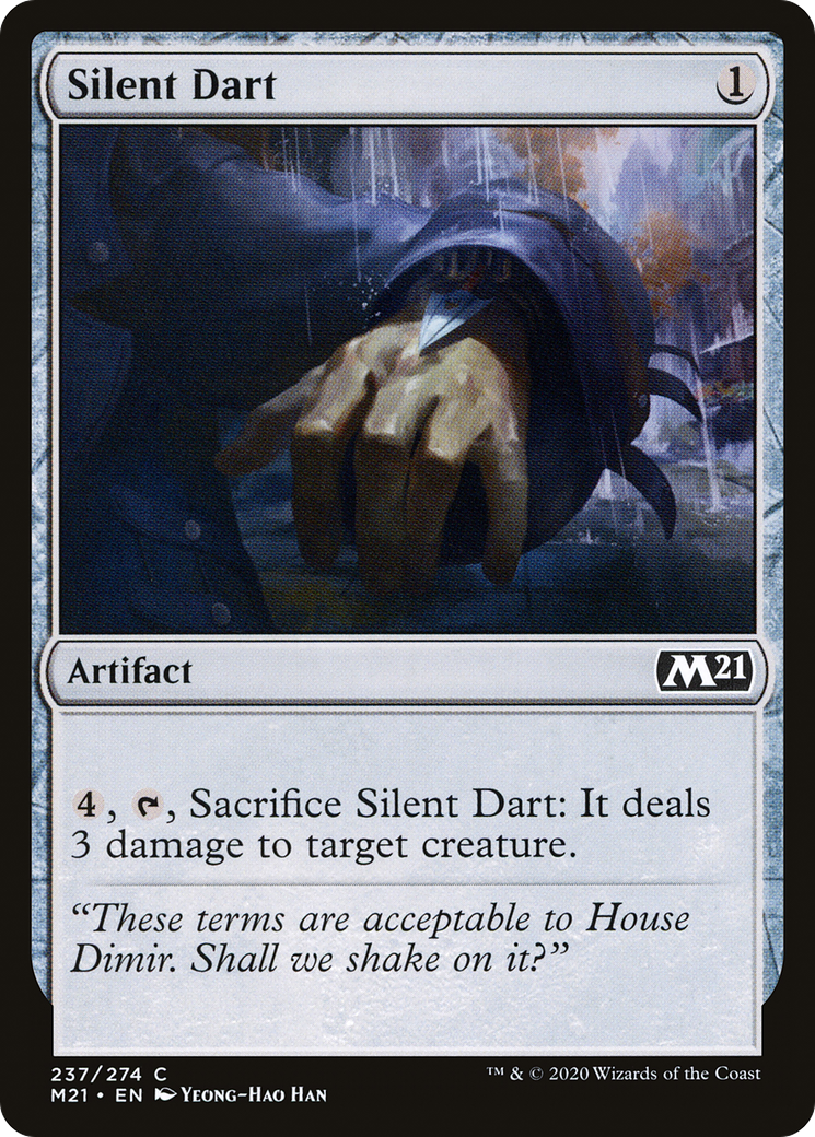 Silent Dart (237) Foil - Core Set 2021