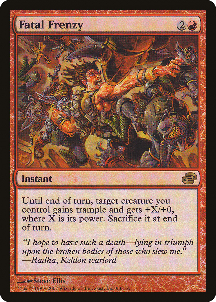 Fatal Frenzy (098) Foil - Planar Chaos