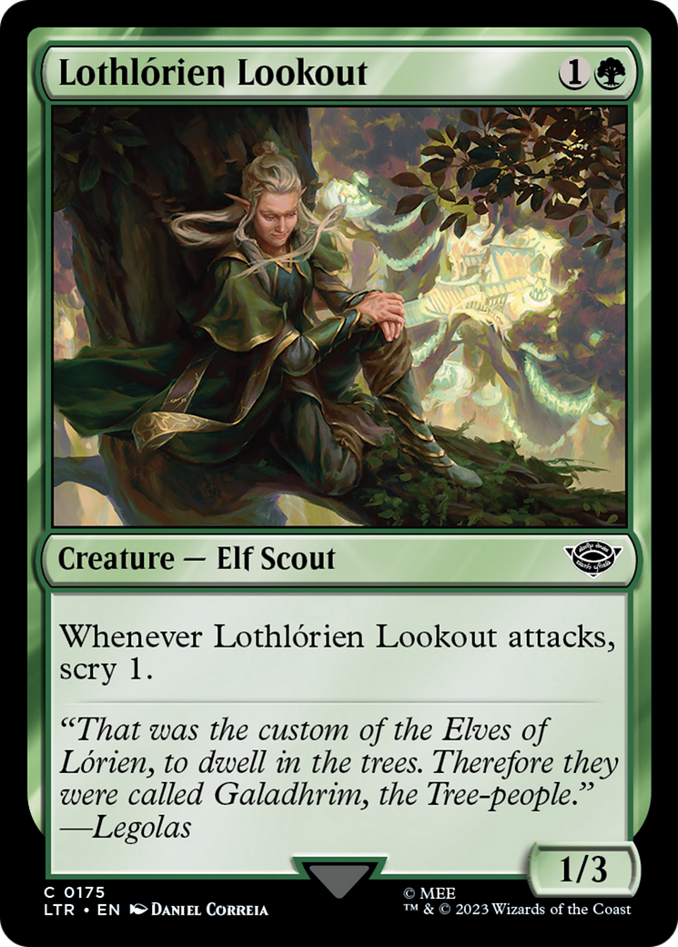Lothlórien Lookout (175) Foil - The Lord of the Rings: Tales of Middle-earth