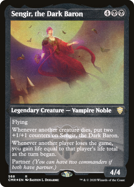 Sengir, the Dark Baron (568) Etched - Commander Legends