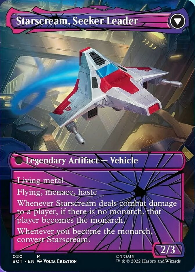 Starscream, Power Hungry (Shattered Glass) (020) Foil - Transformers