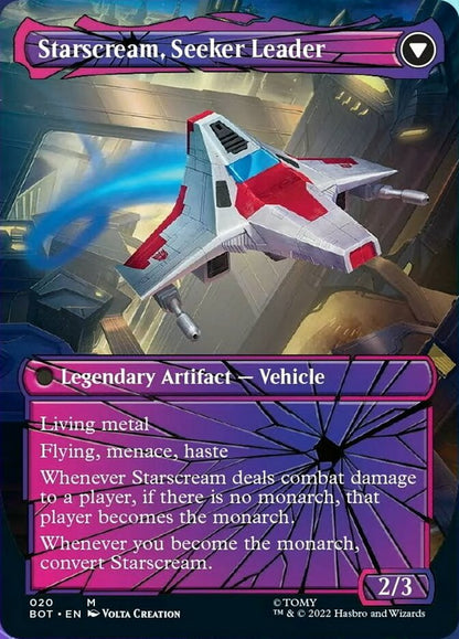 Starscream, Power Hungry (Shattered Glass) (020) Foil - Transformers