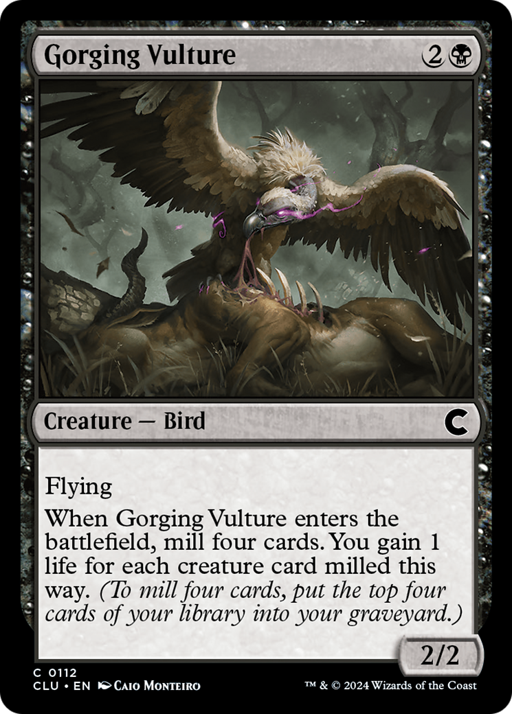 Gorging Vulture (112) - Ravnica: Clue Edition