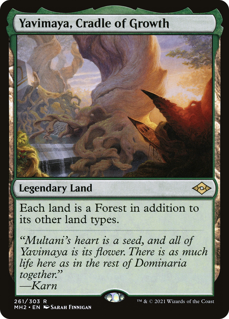 Yavimaya, Cradle of Growth [Modern Horizons 2] Foil