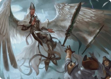 Angelic Quartermaster Art Card [Innistrad: Crimson Vow Art Series] | Silver Goblin