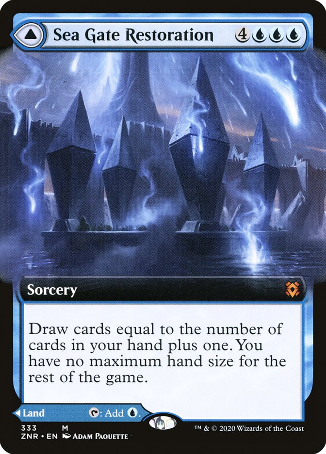 Sea Gate Restoration (Extended Art) (333) Foil - Zendikar Rising