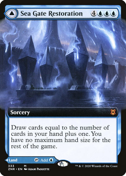 Sea Gate Restoration (Extended Art) (333) Foil - Zendikar Rising