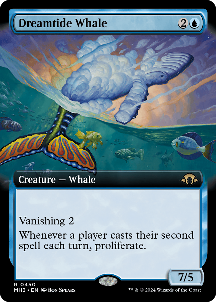 Dreamtide Whale (Extended Art) [Modern Horizons 3] | Silver Goblin