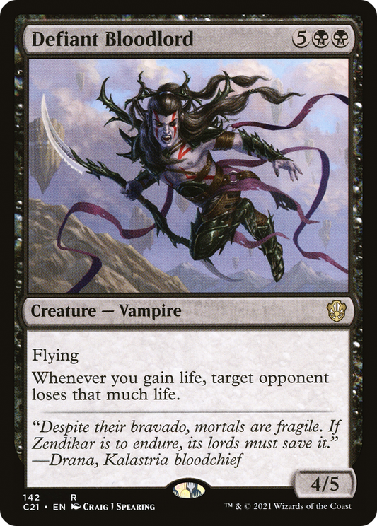 Defiant Bloodlord (142) - Commander 2021