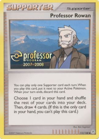 Professor Rowan (112/130) (2007) [Professor Program Promos] | Silver Goblin