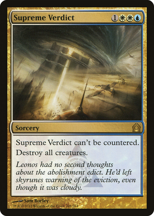 Supreme Verdict (201) - Return to Ravnica