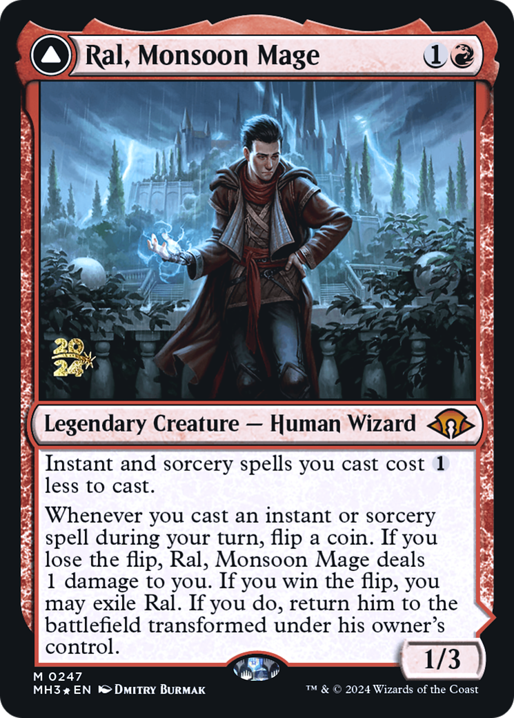 Ral, Monsoon Mage (247) Foil - Modern Horizons 3 Promos