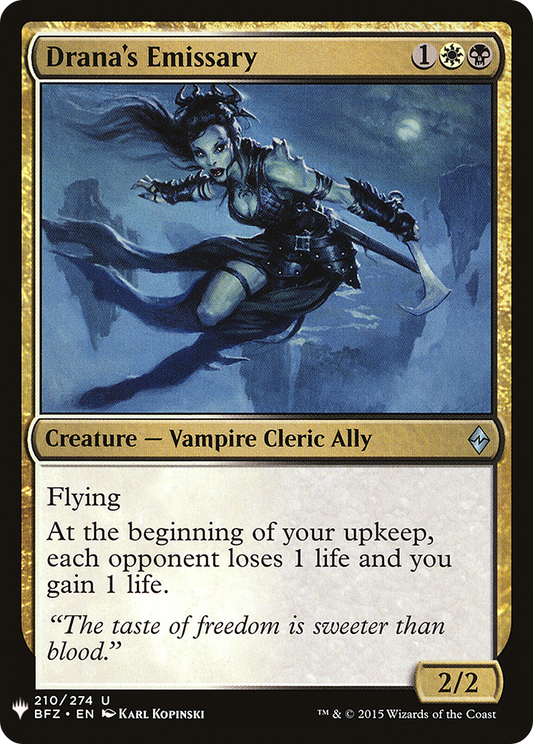 Drana's Emissary (BFZ-210) - The List