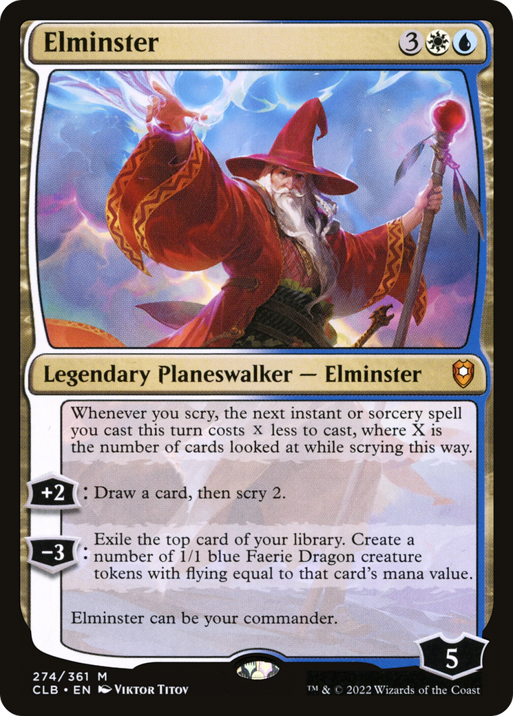 Elminster (274) - Commander Legends: Battle for Baldur's Gate