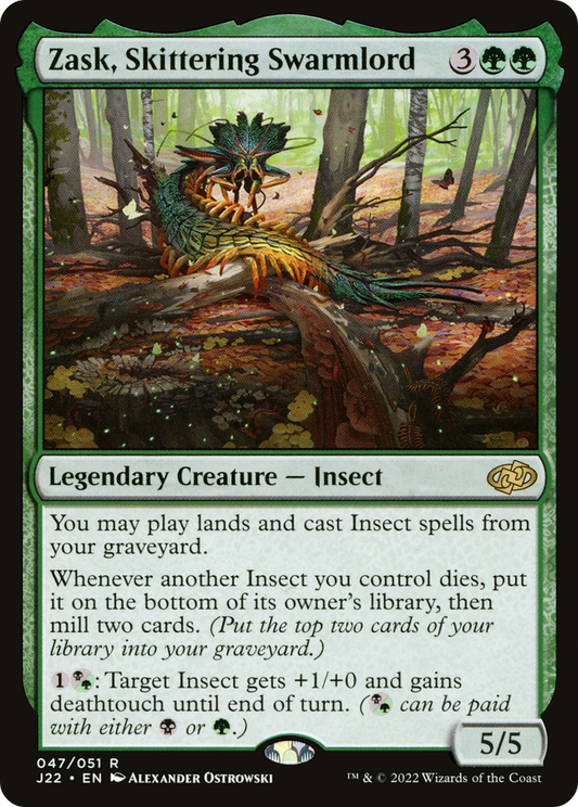 Zask, Skittering Swarmlord (047) - Jumpstart 2022