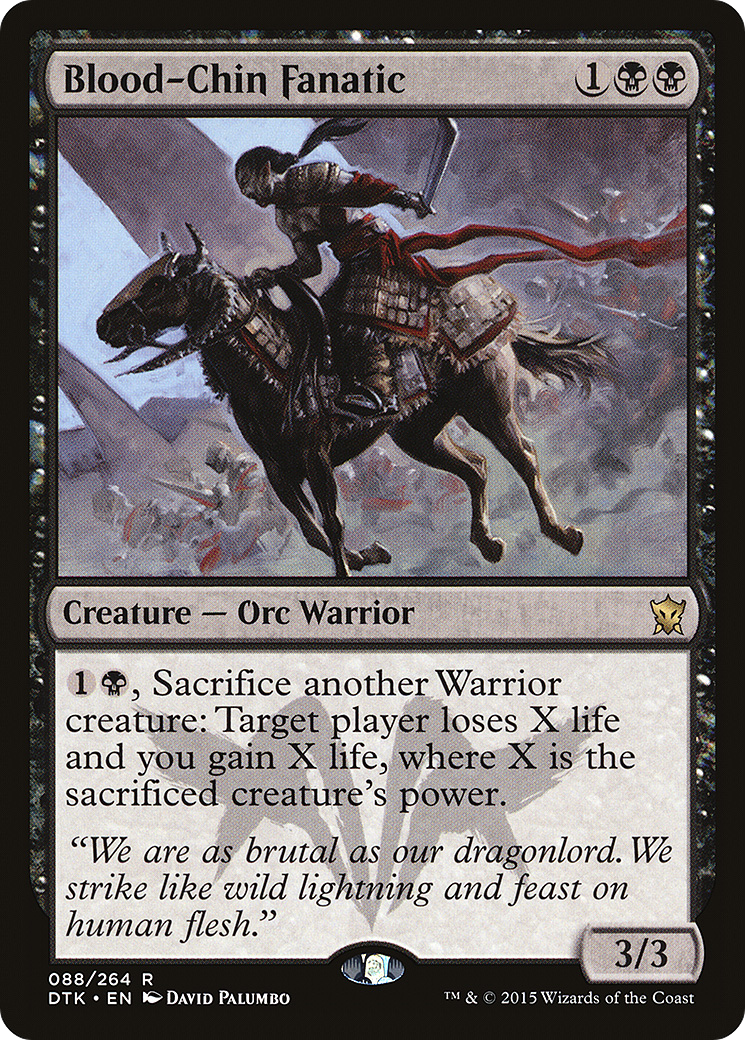 Blood-Chin Fanatic (088) Foil - Dragons of Tarkir
